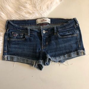 Hollister Blue Cut Off Shorts